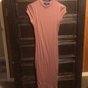 Form fitting long dress